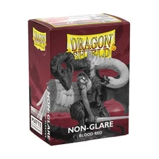 Dragon Shield Non-Glare Matte Blood Red (100ct)