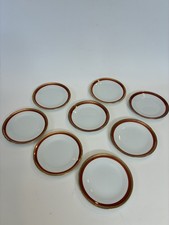 8 Piatti da Pane Richard Ginori PALERMO Rosso 6-1/2" 