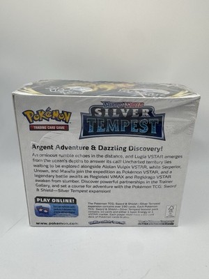 Pokemon Sword & Shield Silver Tempest Booster Box - Box With Dent  820650860911| eBay
