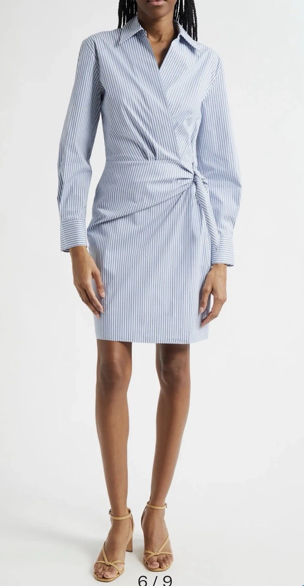 strapless open back dress Vince Belted Shirtdress - Black main image 1