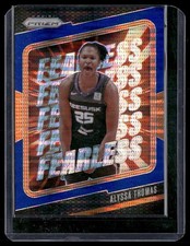 2024 Panini Prizm WNBA #7 Alyssa Thomas Fearless Prizms Blue #/49
