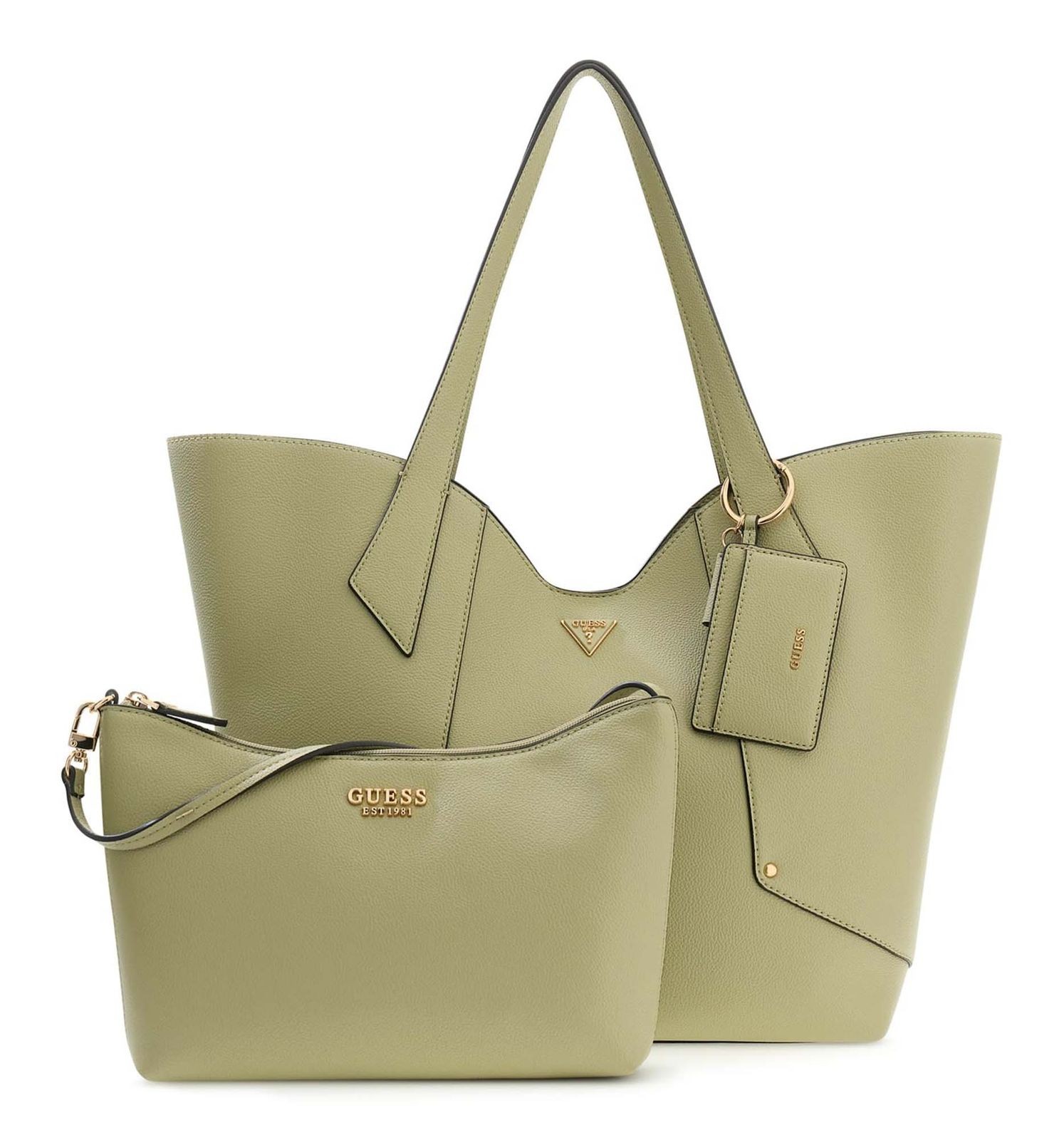 GUESS shopper bag Darcy 2 in 1 Tote L Sage