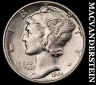 1944-D Silver Mercury Dime - Scarce  High Grade  Lustrous  No Reserve  #K4149