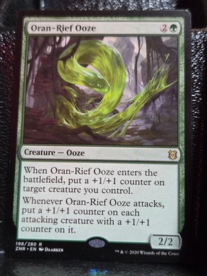 Oran-Rief Ooze 198 Rare Zendikar Rising Magic: The Gathering Near Mint