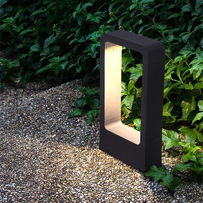 Outdoor Waterproof IP657W LED Light Source Creative Aluminum Column Garden Path