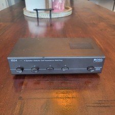 OSD Audio ISS4 4 Speaker Selector Impedance Matching Switch Black TESTED