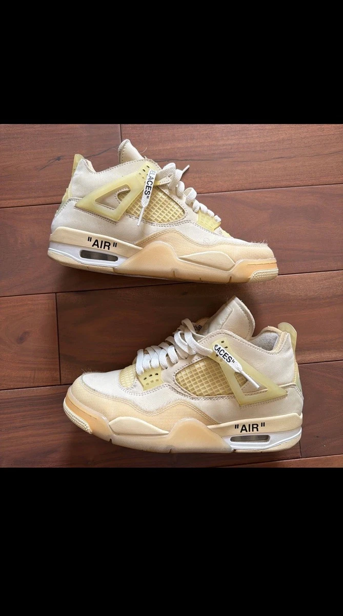 取り引き完了　nike aj4 off-white Jordan 4 SP x Off-White Sail - 2020 - 7.5W 194272184831| eBay