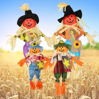 Herbst Vogelscheuche Dekoration Stroh Handwerksfigur Halloween
