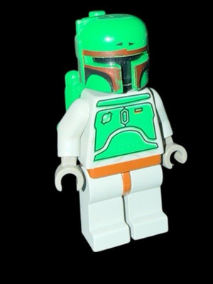 LEGO  Figur Minifigur Star Wars sw002a Boba Fett Bluish Grays aus 6210 6209  
