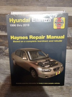 Hyundai Elantra 1996 thru 2019 Haynes - Paperback, by Editors of Haynes - Sealed