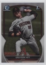2023 Bowman Draft Chrome Refractor Grayson Hitt #BDC-57 0b3