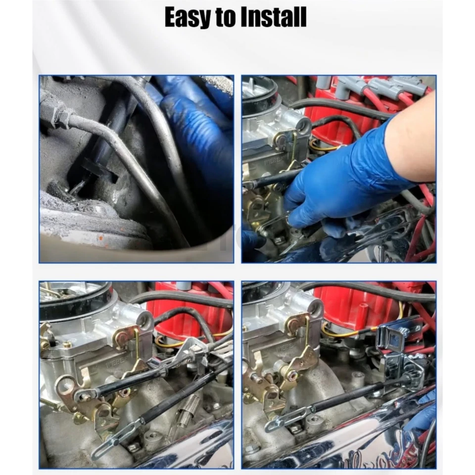 For Camaro Chevelle Monte Carlo El Camino Firebird Malibu Shifter Cable w/ clips - Изображение 2 из 4