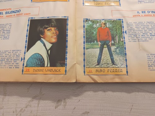 Album Figurine PANINI CANTANTI 1968 -COMPLETO- originale - Picture 7 of 15