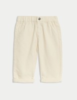 Marks & Spencer Baby Beige Cotton Chino Boys Trousers - M&S