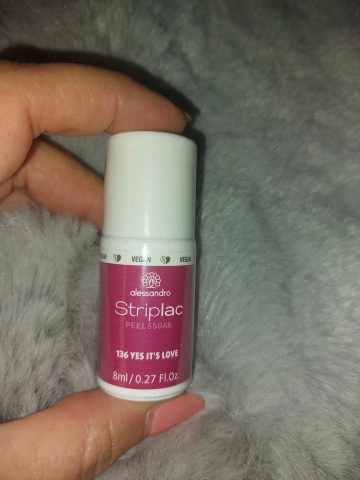 Alessandro Striplac 8ml / 136 Yes it's Love LED Nagellack / Neu und verschweißt