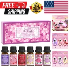 Floral Essential Oils Set,  Pure and Natural Essential Oils, Fragrance Oil Sc...