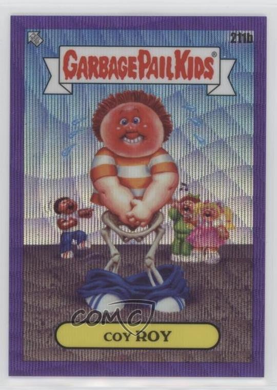 2023 Topps Garbage Pail Kids Chrome Purple Wave #211b Coy Roy front
