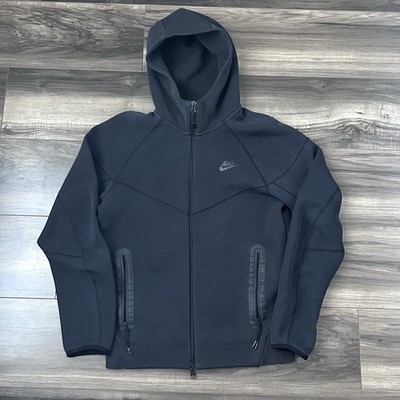 Nike Tech Fleece Windrunner Full Zip Hoodie Jacket Men's Size S Black FB7921-010