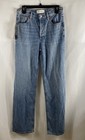 Denim Forum Women's The '90s Vintage Mid-Rise Wide Leg Jeans Blue NWT 26W — photo 1