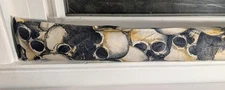 Door Draft Stopper, Cedar Filled, Draft Stopper, Window Draft Stopper, Skulls