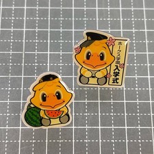 2011 Harryo Badge Harry Entrance Ceremony Fukuoka Softbank Hawks Pins Used FFB