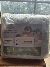 Waterproof King Mattress Protector, 3D Air Fabric Cooling, Deep Pocket 8"-21"