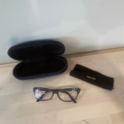 Tom Ford 414 Full Rim Purple Brown Plastic Eyeglass Frames w/ Case & Cloth