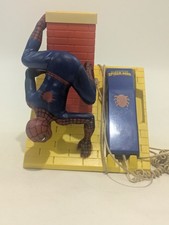 Vintage 1980s Spider-Man Wall Climbing Telephone Marvel Collectible