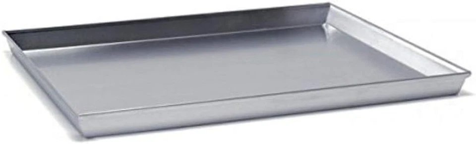 7044 - Teglia Rettangolare, Alluminio, Argento, 50 X 35 Cm - Immagine 4 di 4