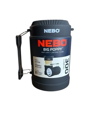 NEBO Big Poppy 300 Lumen LED Lantern and 120 Lumen LED Spot Light