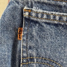 Vintage Levis Jeans Mens 34x32 Blue Denim Orange Tab Relaxed Fit Classic