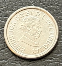 LIGHTLY CIRCULATED COIN / 1994 URUGUAY / 10 CENTÉSIMOS