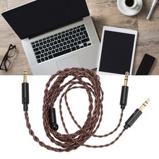 Headphone Replacement Cable 3.5mm to Dual 3.5mm Plug Earphone Cable