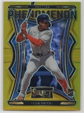 2025 Panini Select #24 Cam Smith Phenomenon Gold Prizm #/10