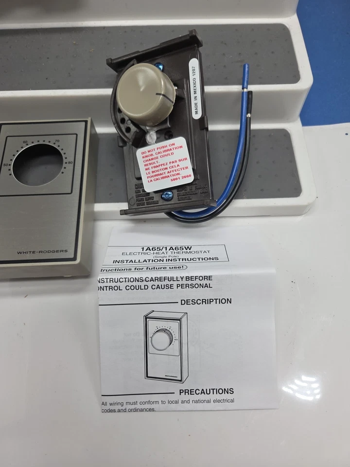 BRAND NEW White-Rodgers Electric Heat Thermostat 1A65-641 Line Voltage - Image 4 of 4