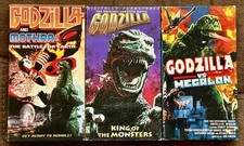 3 VHS Tape Lot Godzilla  Mothra Godzilla VS Megalon - Godzilla King Of Monsters