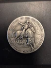 31.86 GRAMS  .999 SILVER 1872 - 1972 100 YEARS OF COW COUNTRY WYOMING STOCK