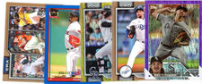 Topps Baseball Numbered Parallel 5 Card Lot (JN)