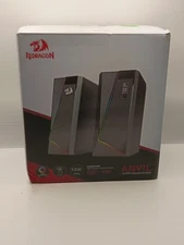 Redragon GS520 Anvil RGB LED Stereo Gaming Speakers, USB + 3.5mm