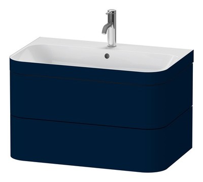 Duravit Happy D.2 Plus c-bonded Komplett-Set wandhängend mit 2 Auszügen mit 1...