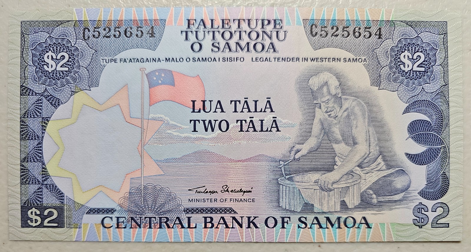 Western Samoa 2 Tala 1980 Unc