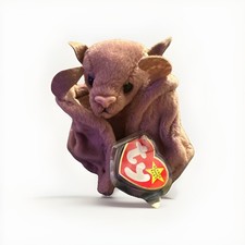 Ty Beanie Babies Batty The Brown Bat 1997 with Tag Protector Retired Collectible