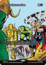 1x Heroic Intervention (0080) - Foil - Borderless MTG - Marvel Universe - NM-Min
