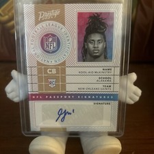 Kool Aid McKinstry 2024 Prestige NFL Passport Signatures Auto (RC) No. NPS-KAM