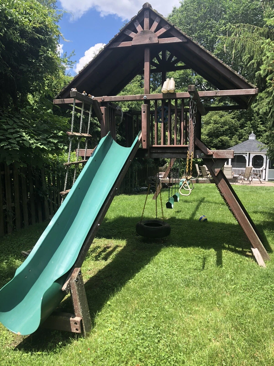 Rainbow Play: Backyard Wooden Playsets & Swing Sets