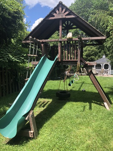 Used Rainbow Swing Set | eBay