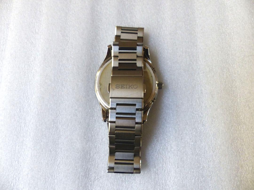 Seiko Dolce 7B24-0BM0 Date Titanium Radio Wave Control Solar Mens