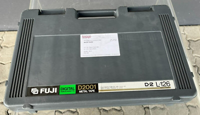 VPS ''White Tiger'' Fuji Digital D2 L-126 Cassette 3/4 Zoll D2 MAZ Tape 37x21cm