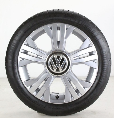 VW Cross UP Sommerräder Conti 16 Zoll Alufelgen Kalamata Felgen 1S0601025BA - Bild 2 von 9