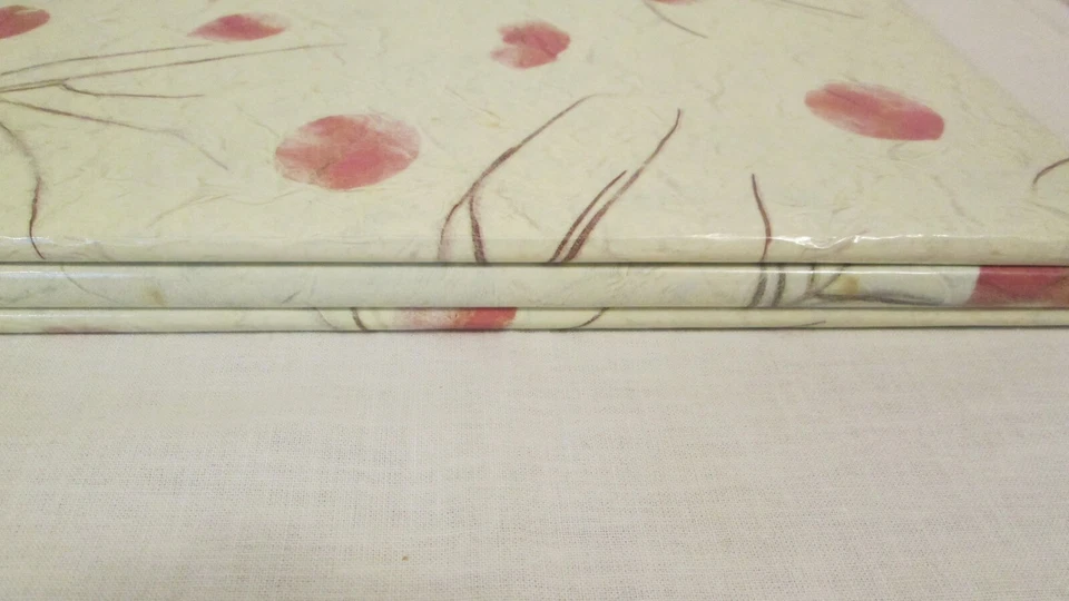 Cottage Scrap Book Unused Khaki Cottagecore Leaf Twigs Design 12" Sq 40 Pages - Image 3 of 4